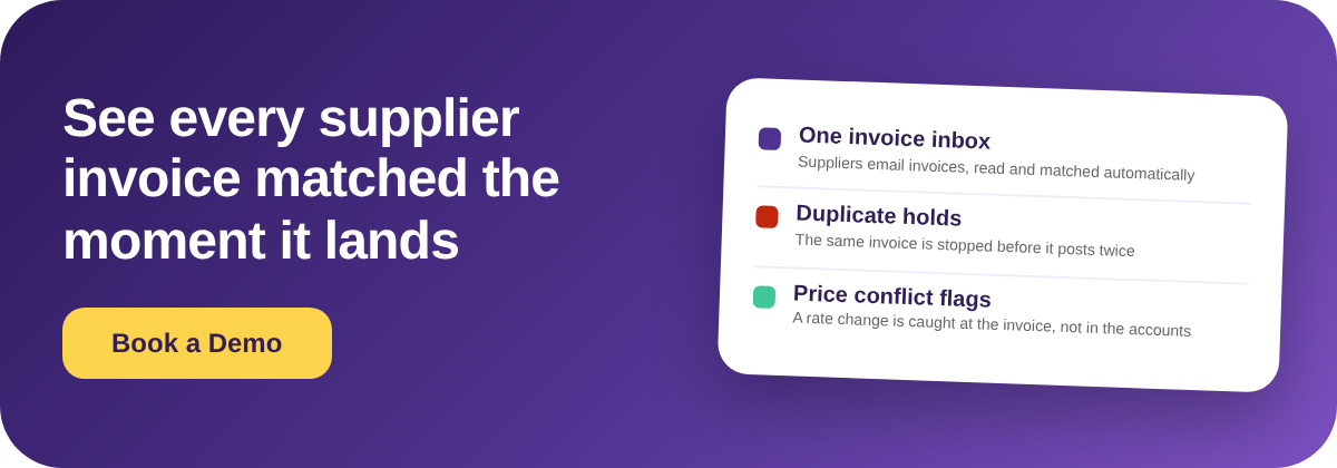 Book a Demo with Supy - restaurant invoice inbox by email