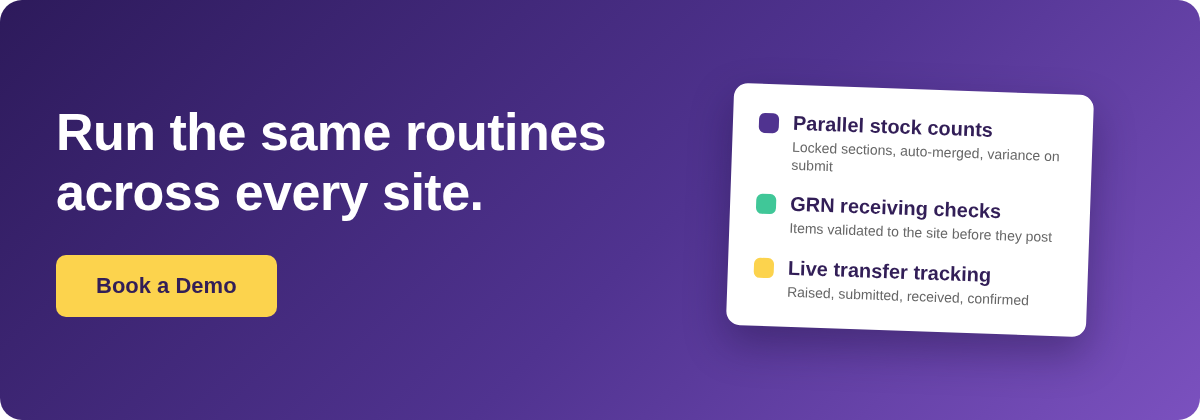 Book a Demo with Supy for multi-site restaurant standard operating procedures