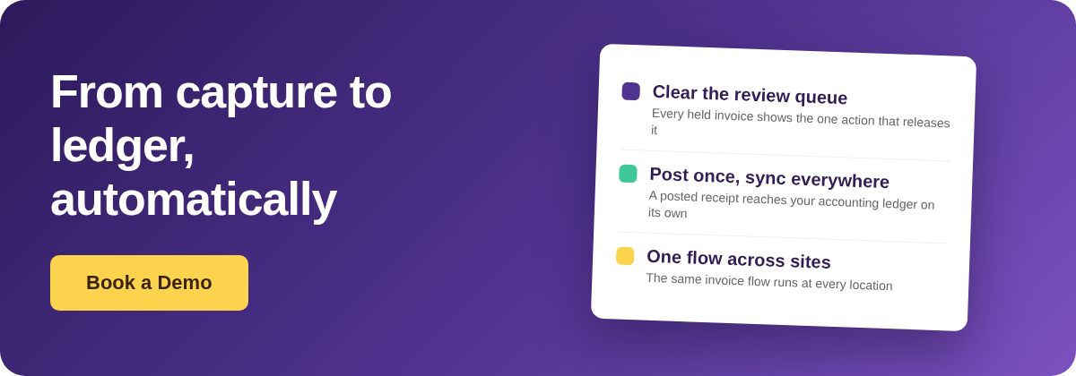 Book a Demo with Supy: restaurant invoice processing automation