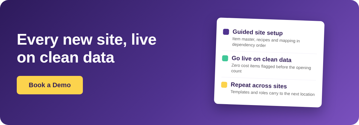 Book a Demo with Supy for restaurant inventory implementation