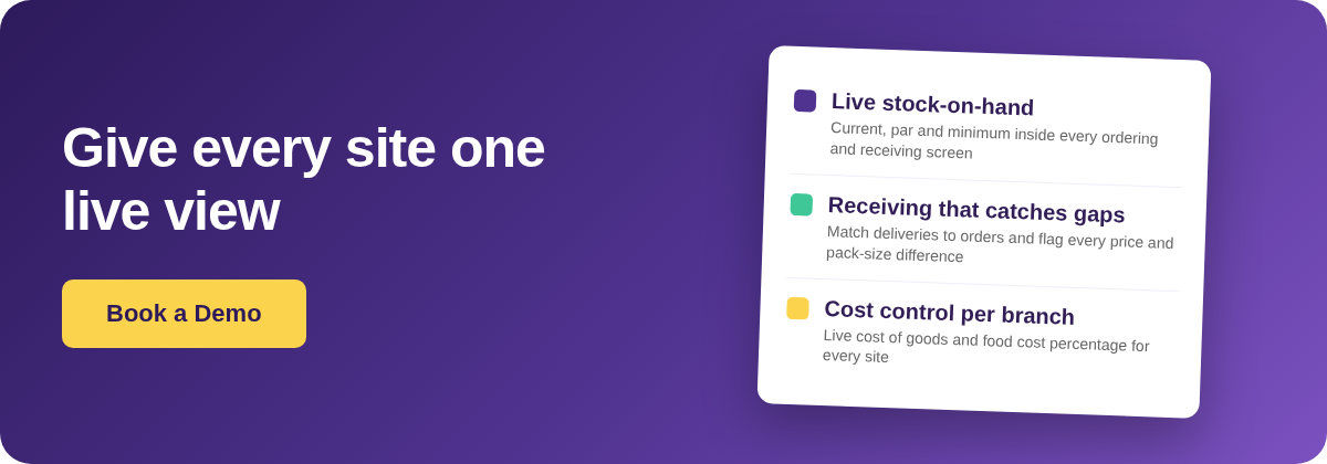 Book a Demo with Supy for restaurant inventory management software