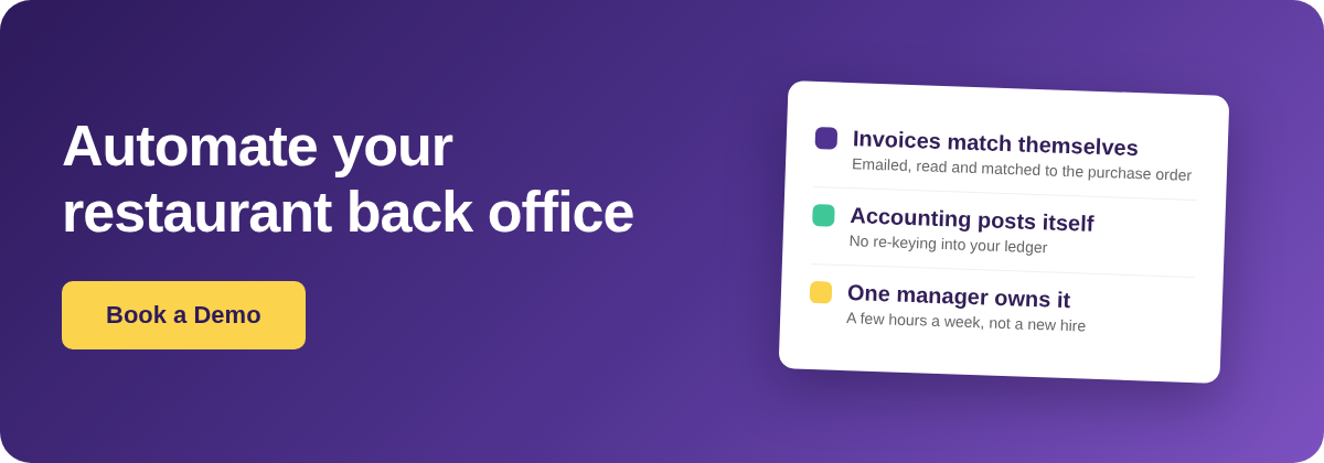 Book a Demo with Supy to automate restaurant back-office work