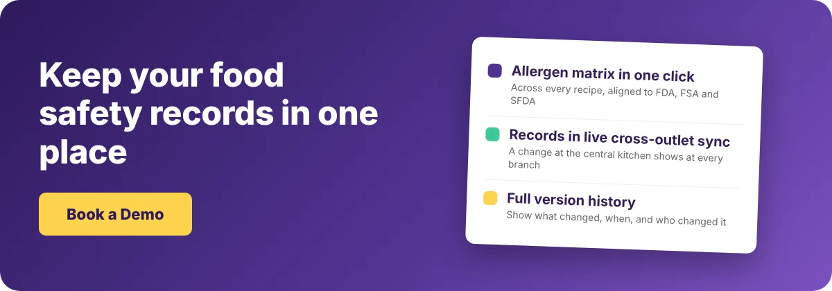 Book a Demo with Supy - food safety management system