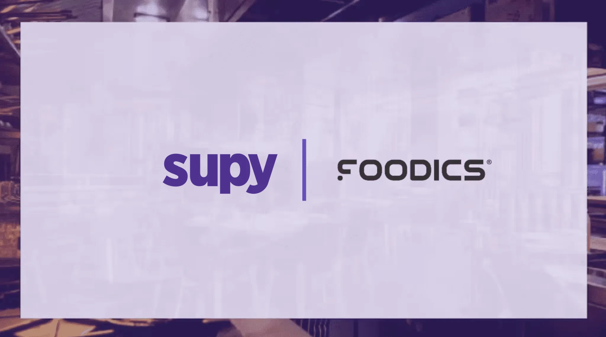 Supy and Foodics integration