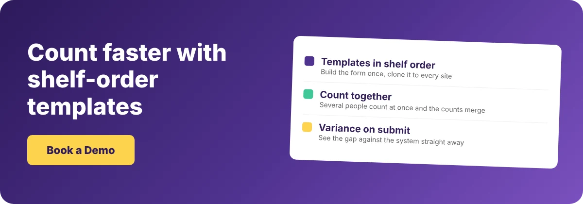 Book a Demo with Supy - restaurant inventory form