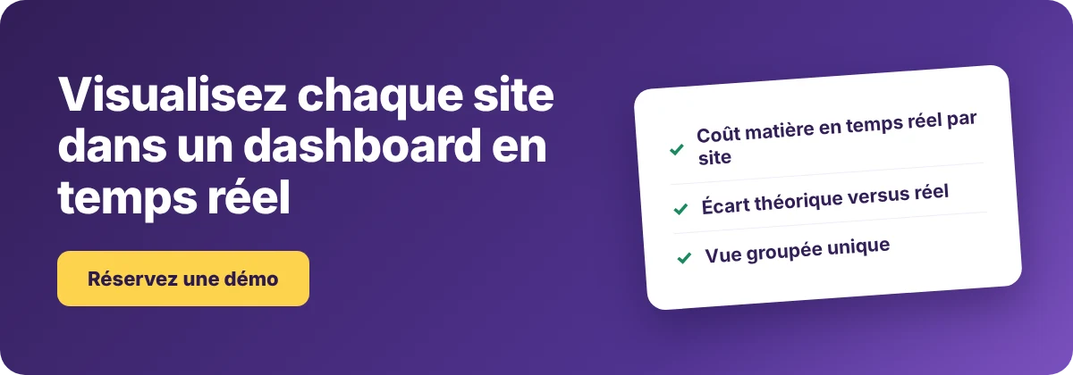 Réserver une démo avec Supy - Dashboard opérationnel restaurant