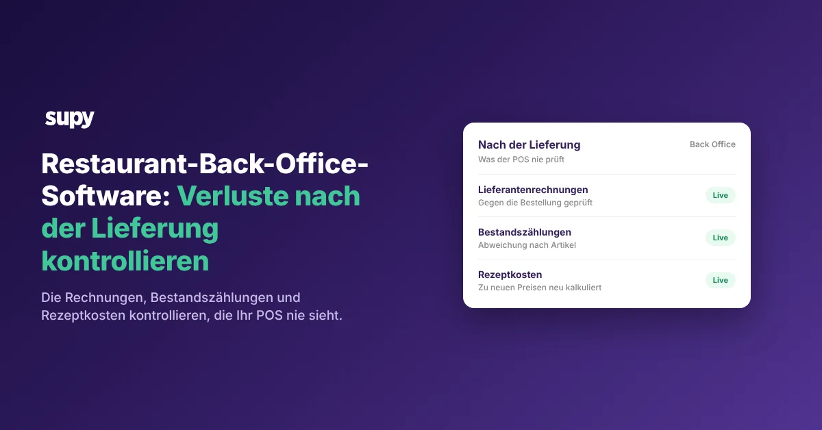 Restaurant back office software compared with the POS