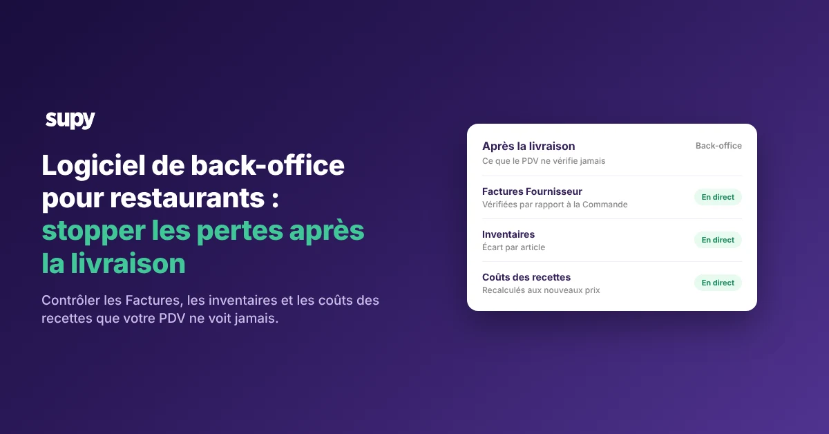 Restaurant back office software compared with the POS