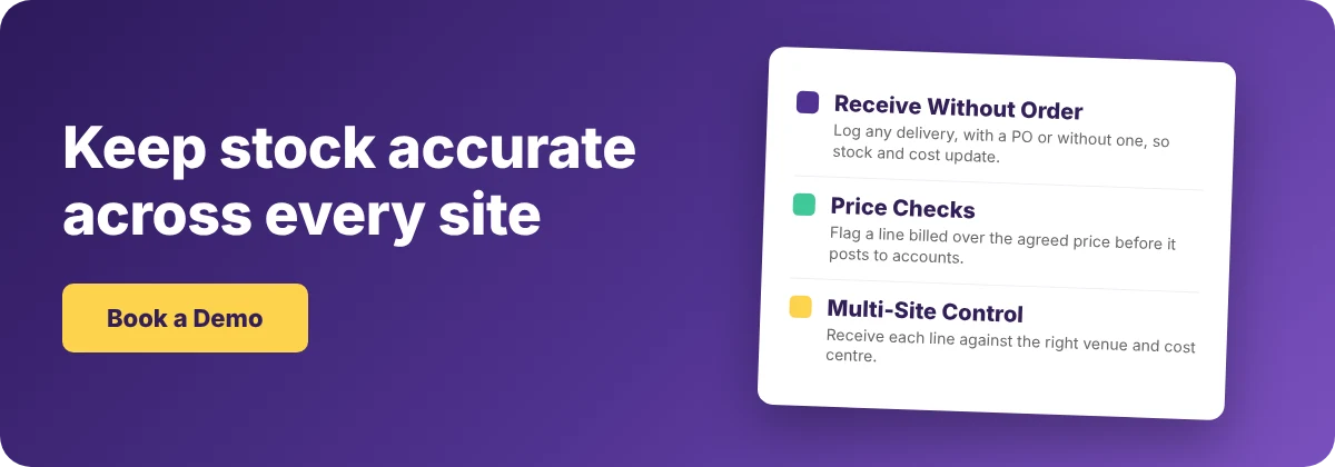 Book a Demo with Supy - keep stock accurate across every site