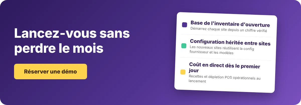 Réservez une démo avec Supy - lancement système gestion stocks restauration
