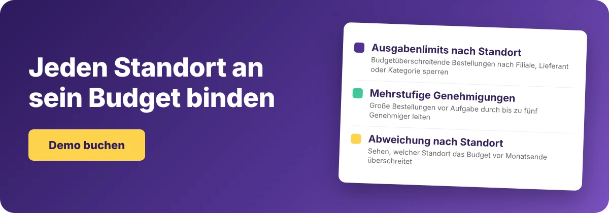 Book a Demo with Supy - restaurant budgeting and spend control for multi-site groups