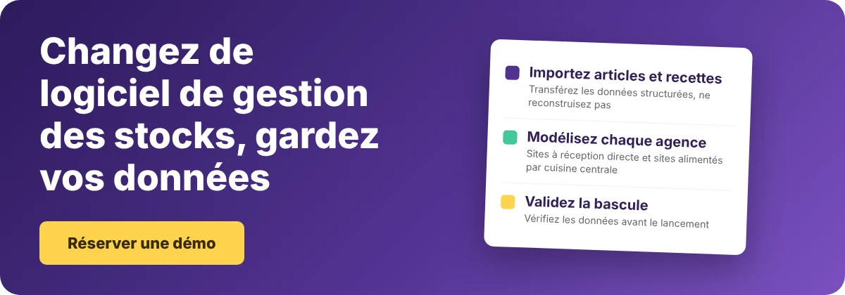 Réservez une démo avec Supy pour migrer votre logiciel de gestion des stocks pour restaurants