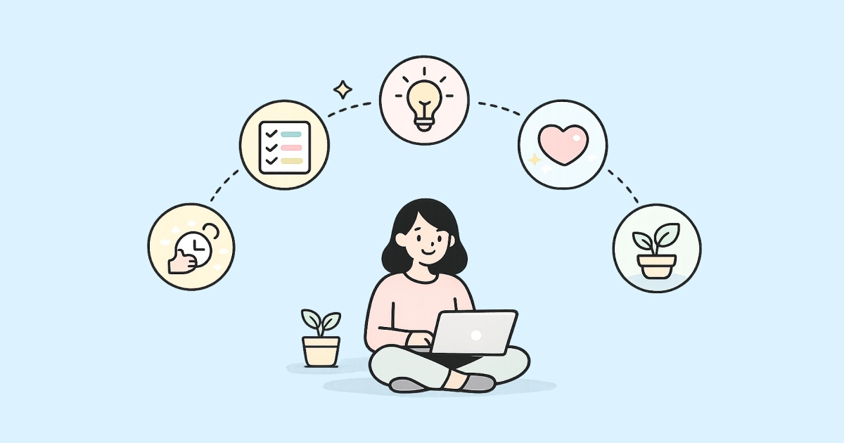 Collaboratrice organisant ses priorités dans un environnement de travail moderne pour mieux gérer le stress au travail.