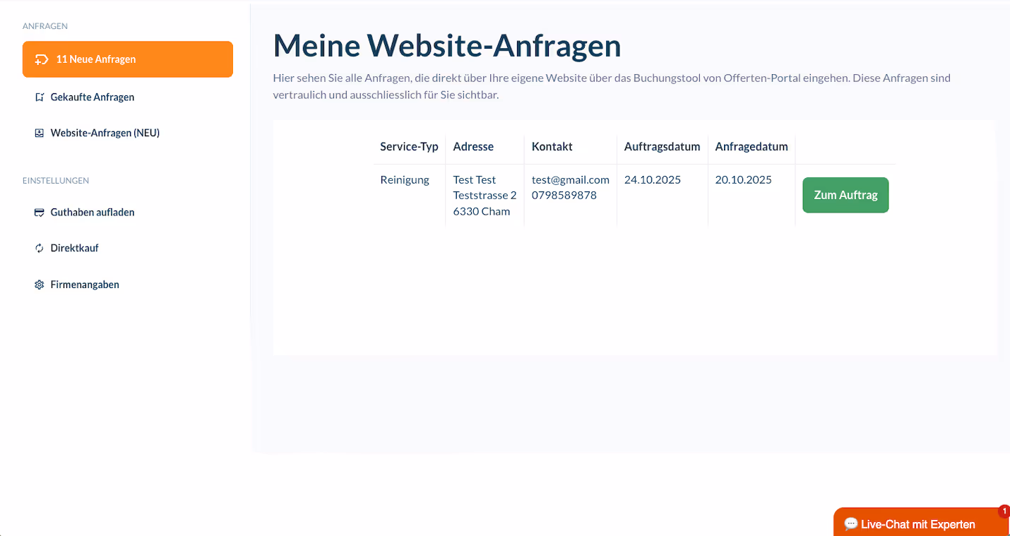 Das "Alles-in-einem" Website-System für Dienstleister