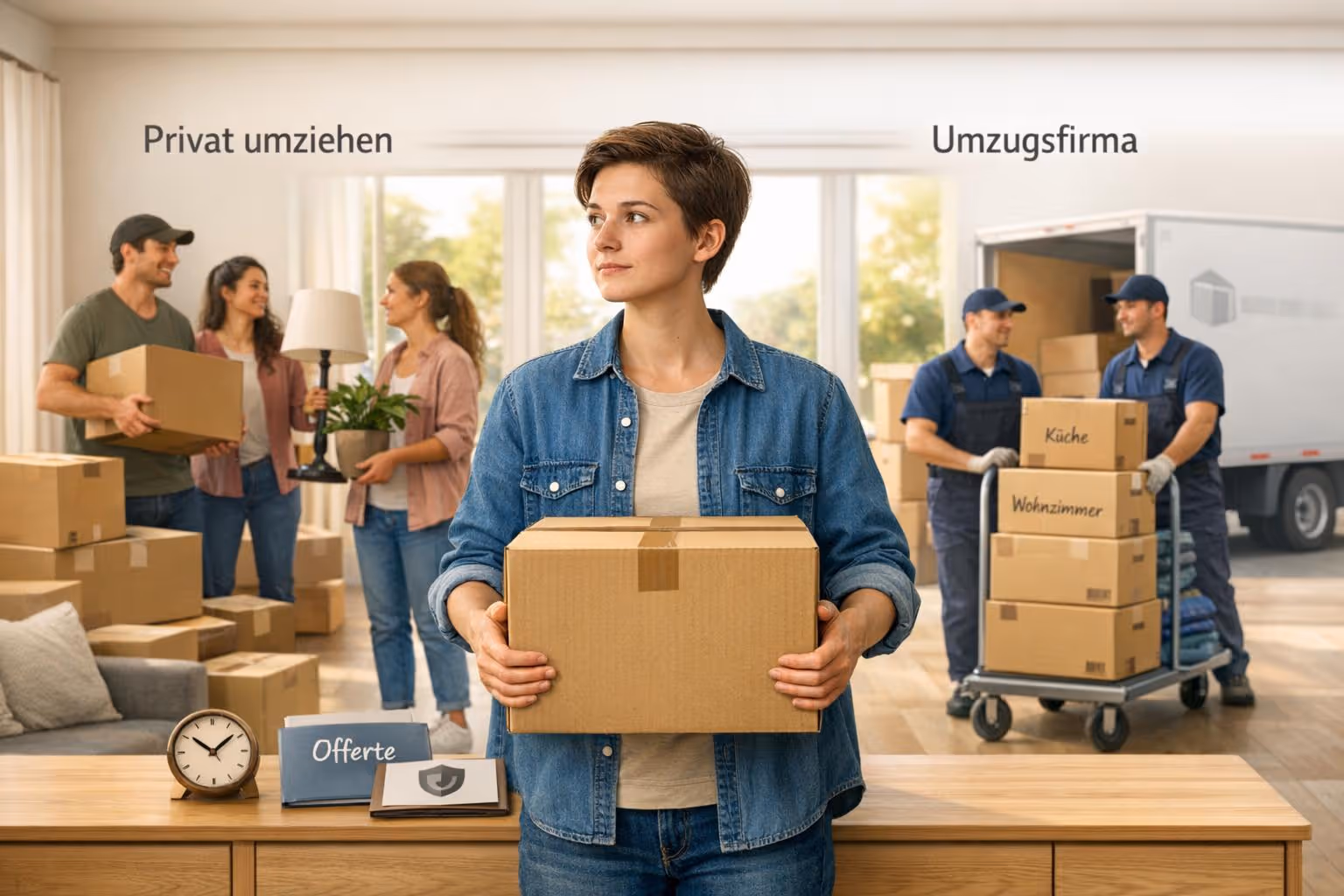 Privat umziehen oder Firma beauftragen: Was lohnt sich?