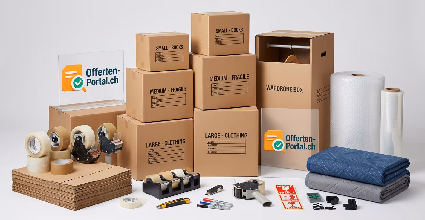 Umzugskartons und Verpackungsmaterial für Profis