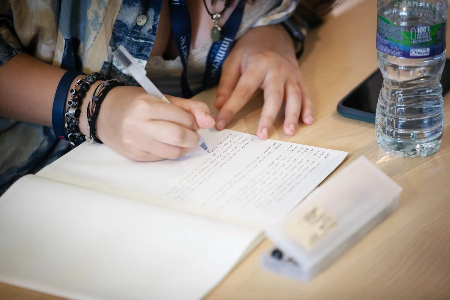 Can you tell us about your essay-writing process?