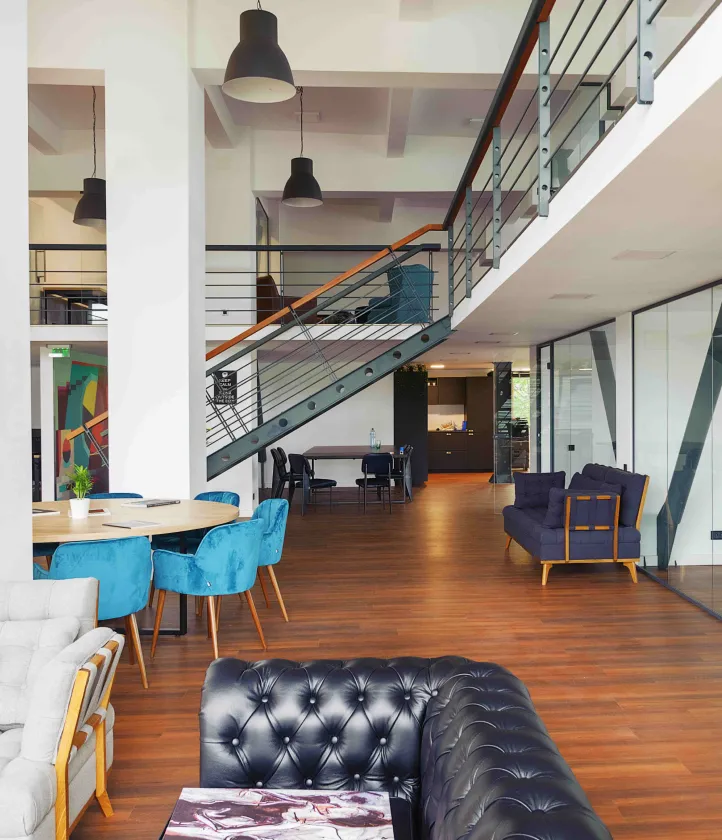 Cosy inside of Bucharest office