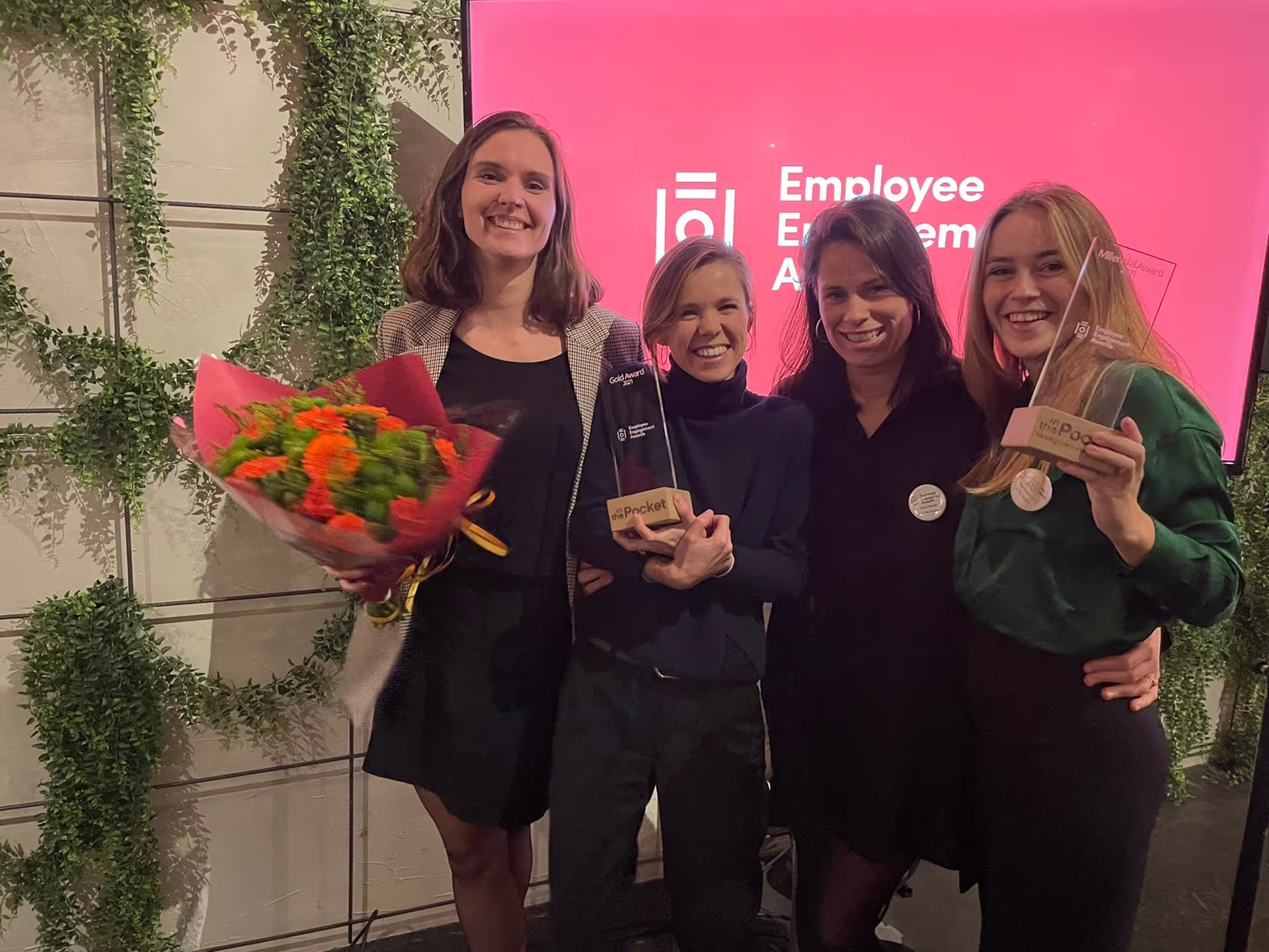 Two-time winner at the Employee Engagement Awards