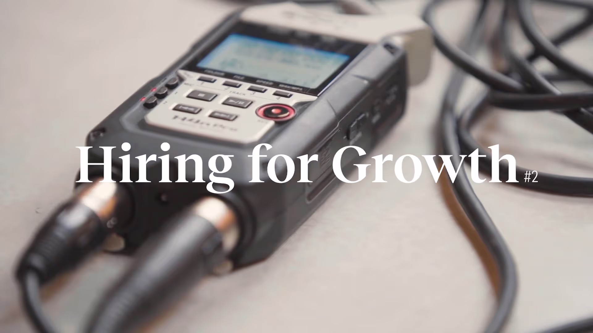 Kitchen Talk #2 Hiring For Growth