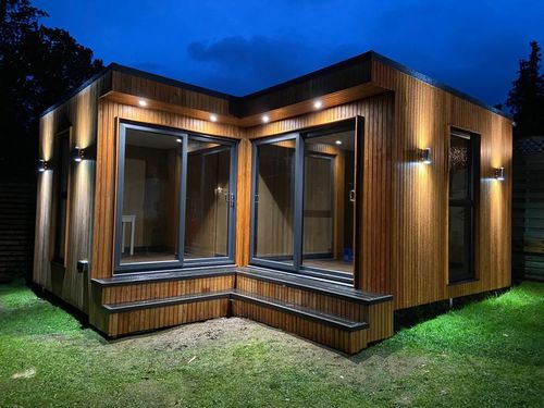 Bespoke insulated Garden room office & studio in Windermere, Cumbria by Garden Room Design Cumbria
