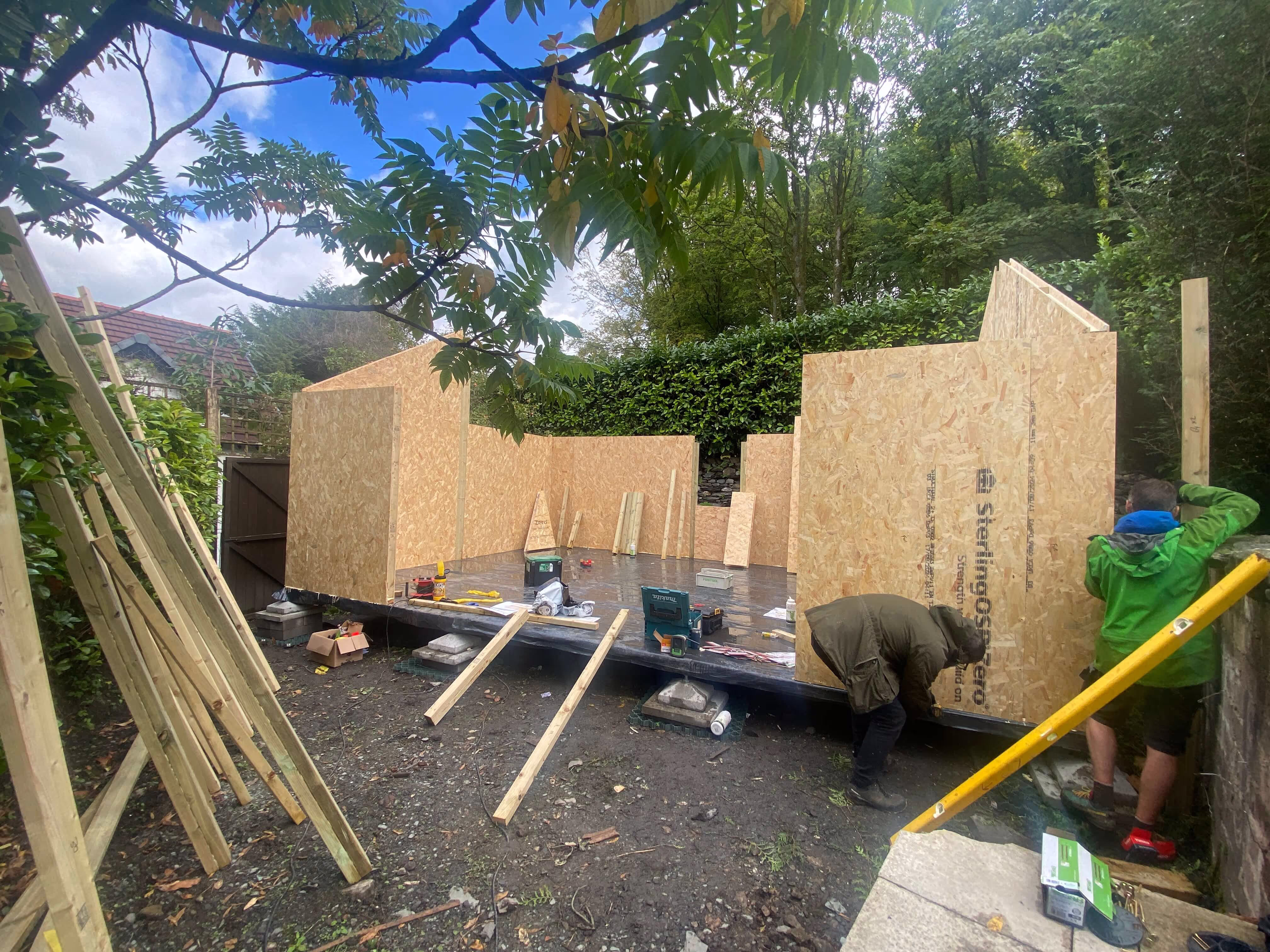 Bespoke insulated Guest room airbnb in Windermere, Cumbria by Garden Room Design Cumbria