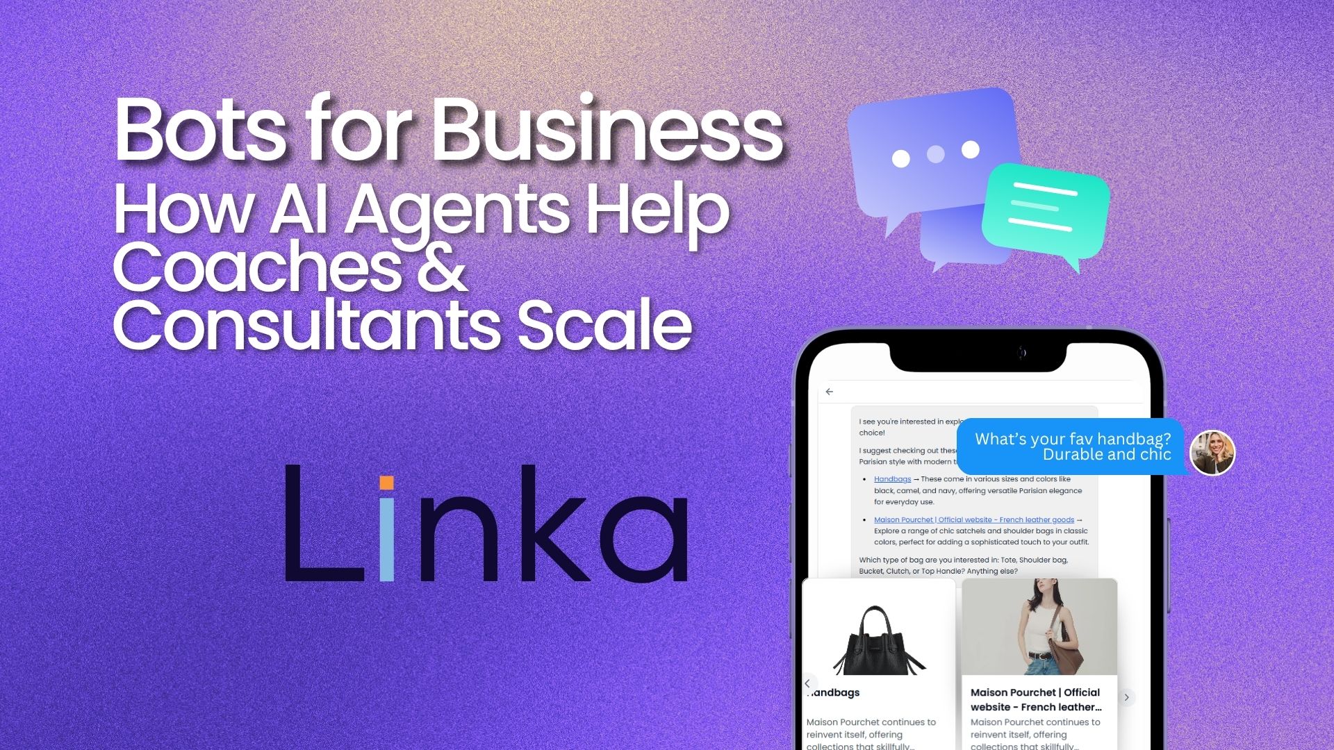 Bots for business help coaches and consultants scale by turning existing traffic into qualified conversations, bookings, and sales 24/7.