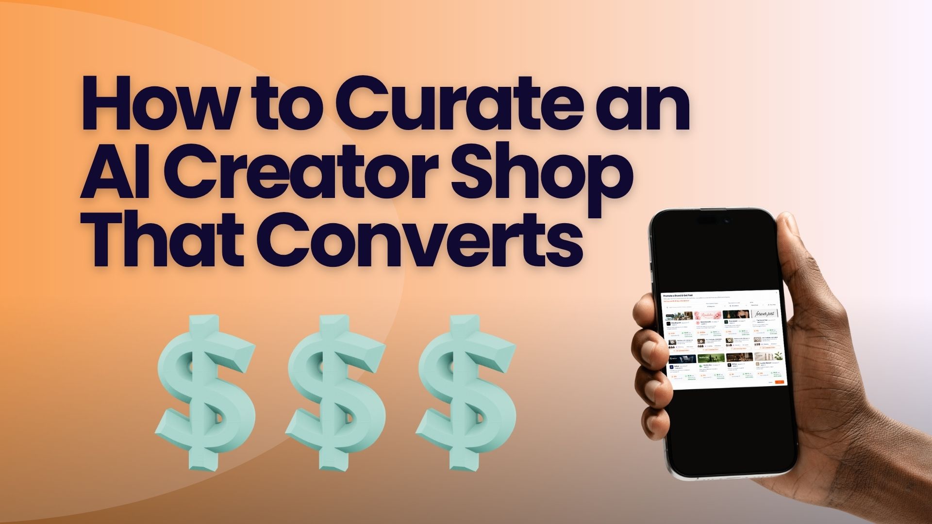 Adding every product you can find is the fastest way to make a creator shop convert worse. Here's how to build a focused one.