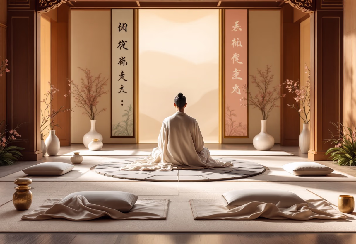 image of teaching space (for a buddhist monasteries & temple)