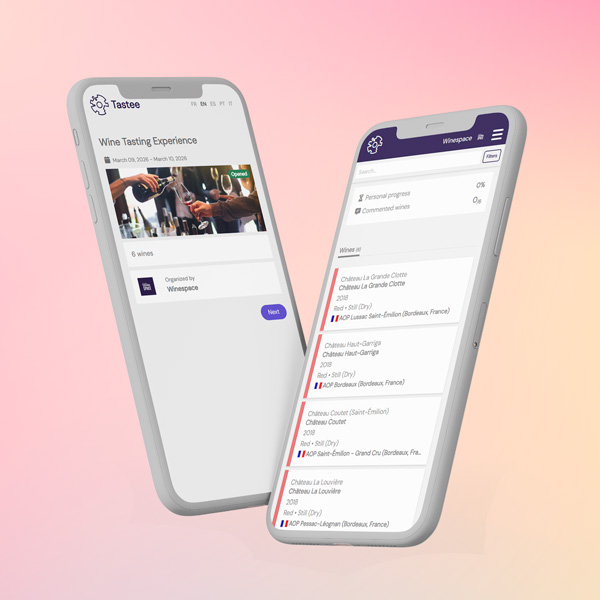 Miniatura del tutorial de Tastee sobre la creación de un cuaderno de cata digital para eventos de vinos