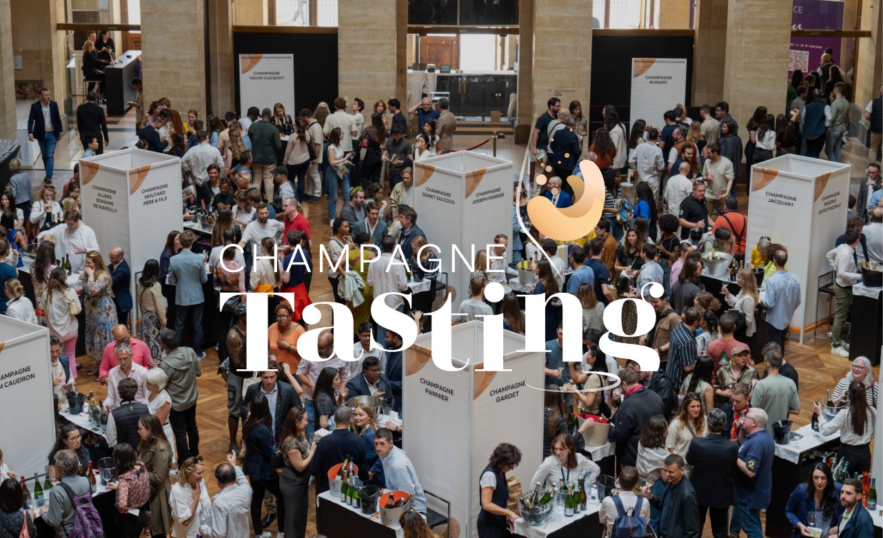 Champagne Tasting 2026 au Carreau du Temple a Paris, organise par Terre de Vins