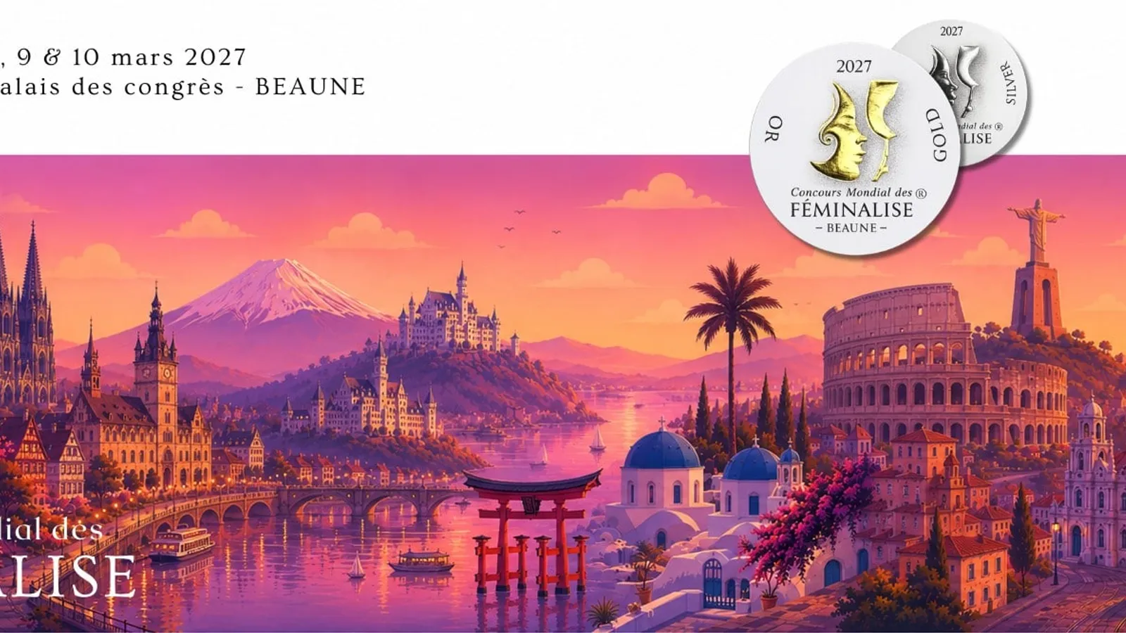 Concours Mondial des Féminalise 2027 de Féminalise en el Palais des congrès de Beaune, Beaune