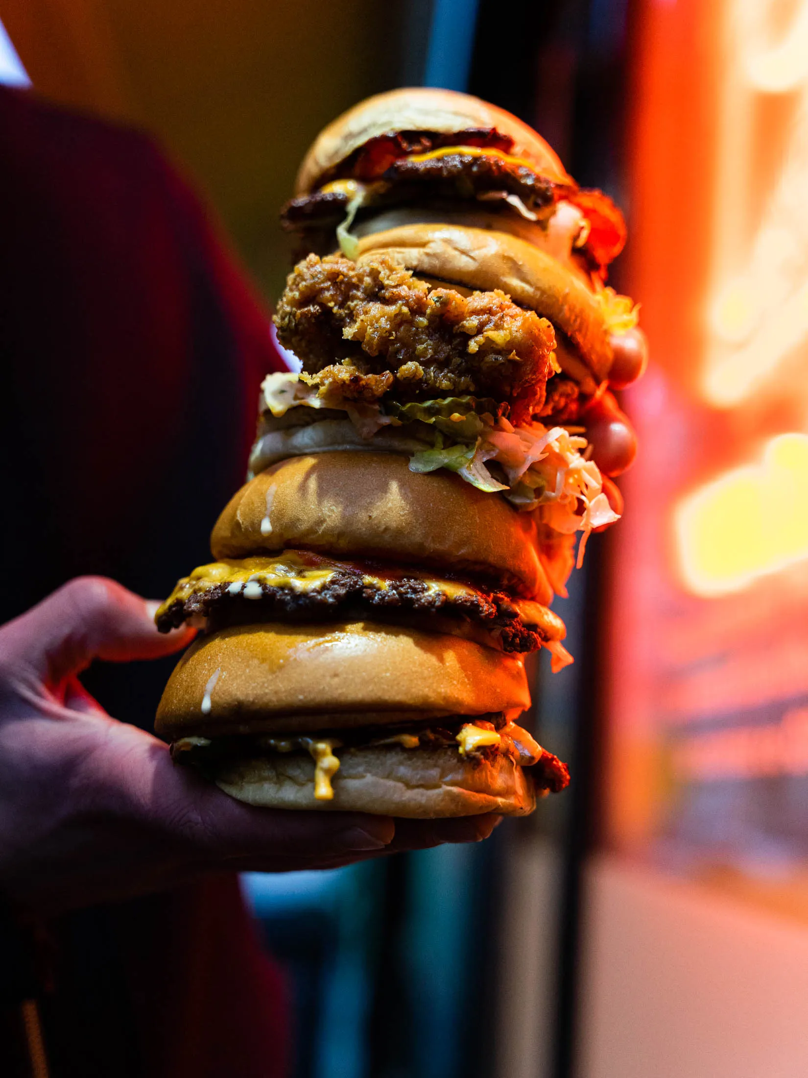 Burger d'une Franchise Restaurant