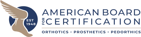 American Board of Certification logo with winged emblem established in 1948