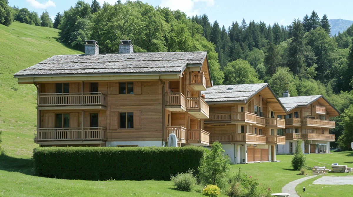 Rénovation d'un ensemble immobilier à Megève