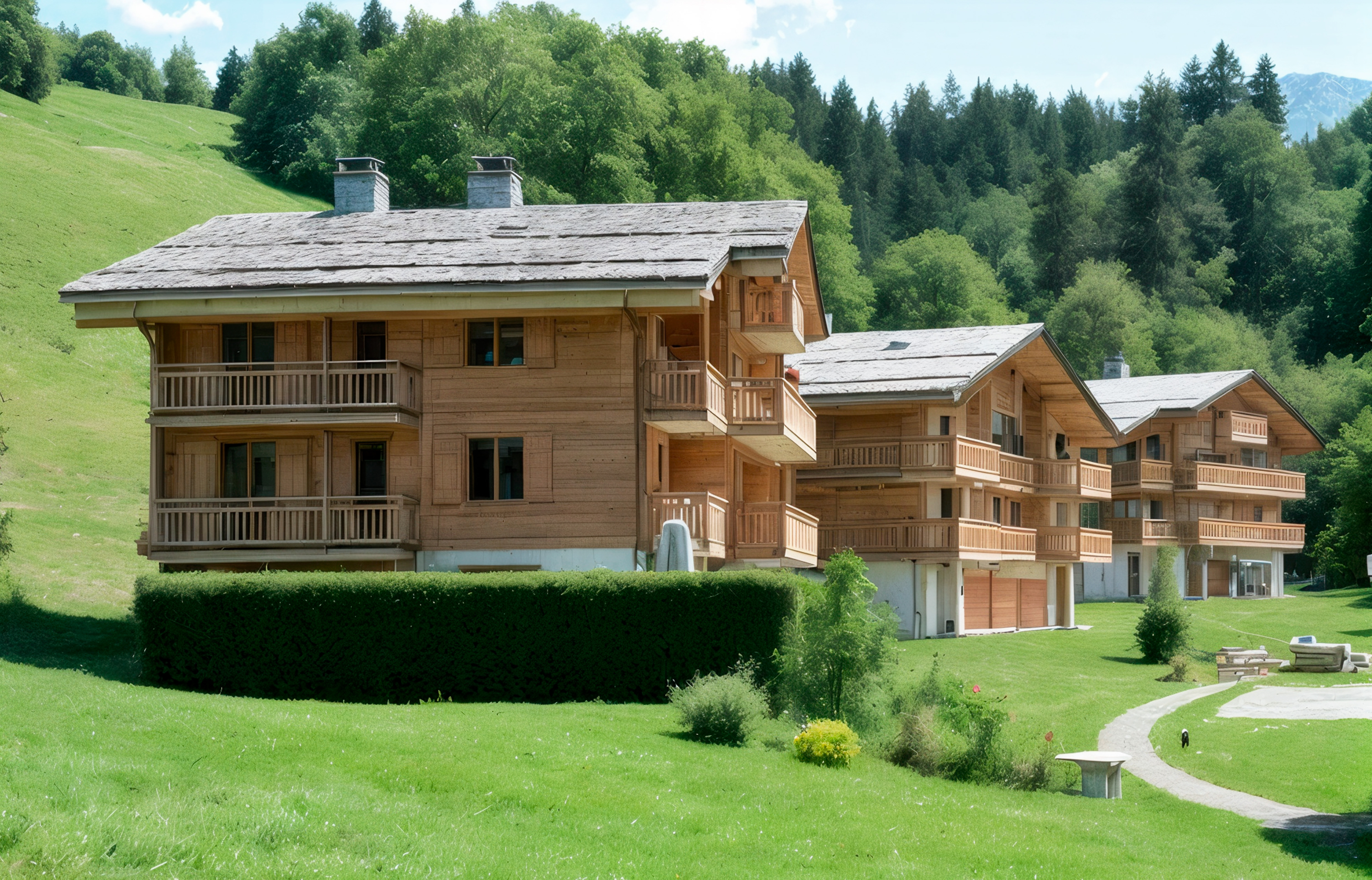 Rénovation d'un ensemble immobilier à Megève