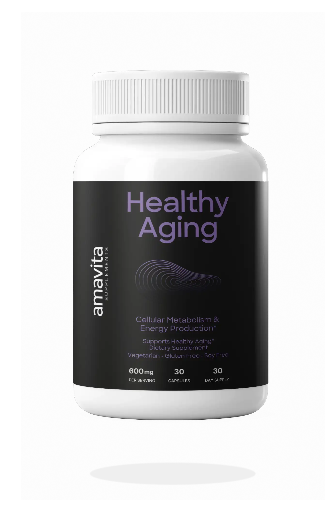 Healthy Aging NAD Support bottle by amavita Heart and Vascular Health