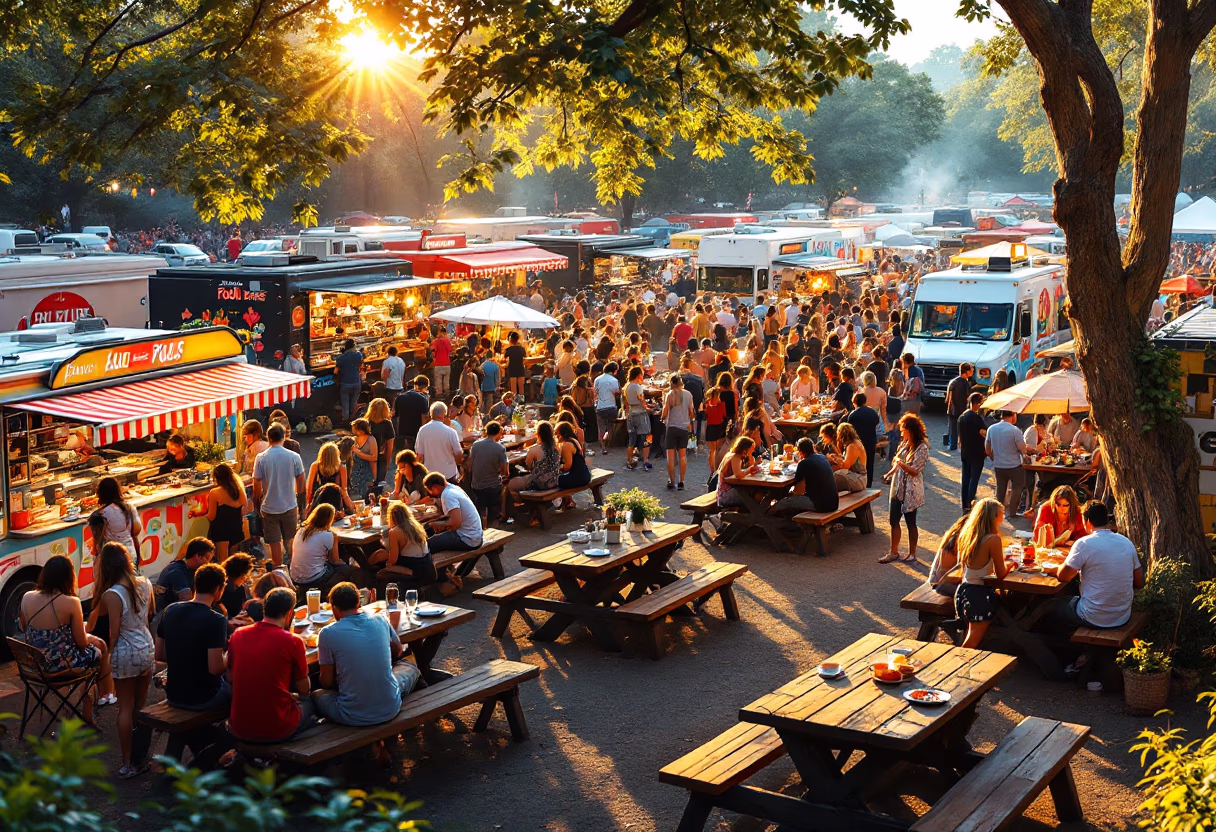 image of food truck festival (for a food truck)