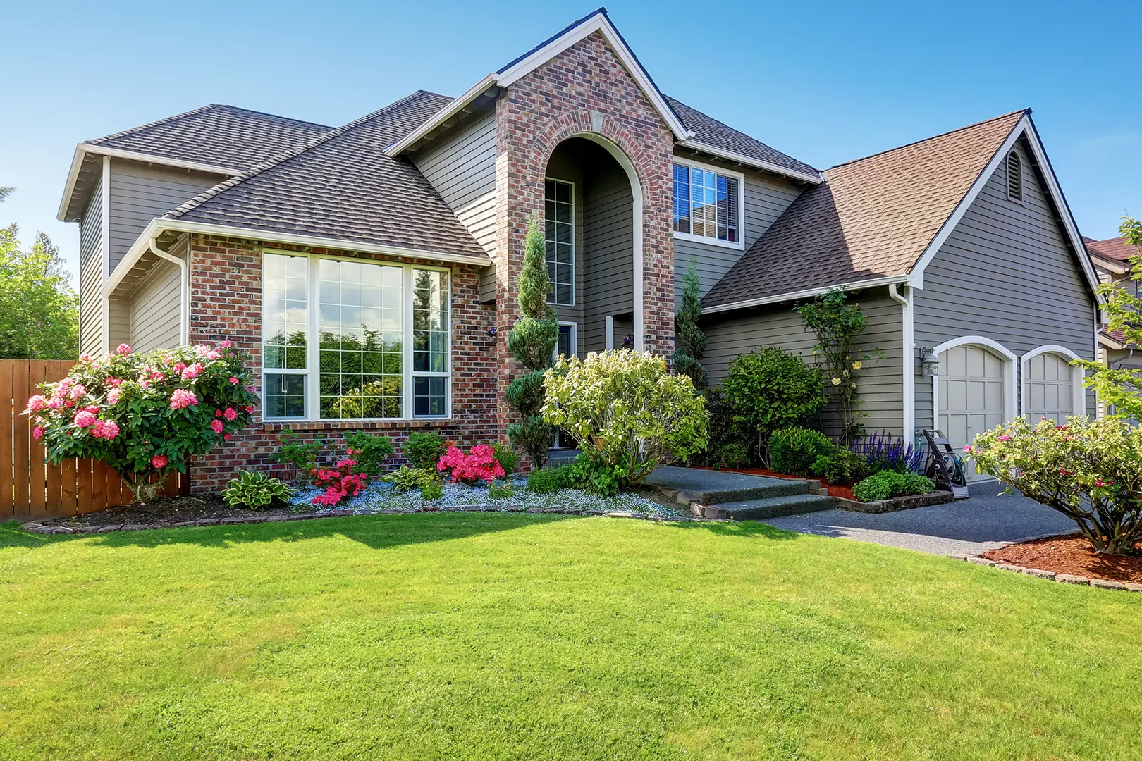 Beautiful residential exterior