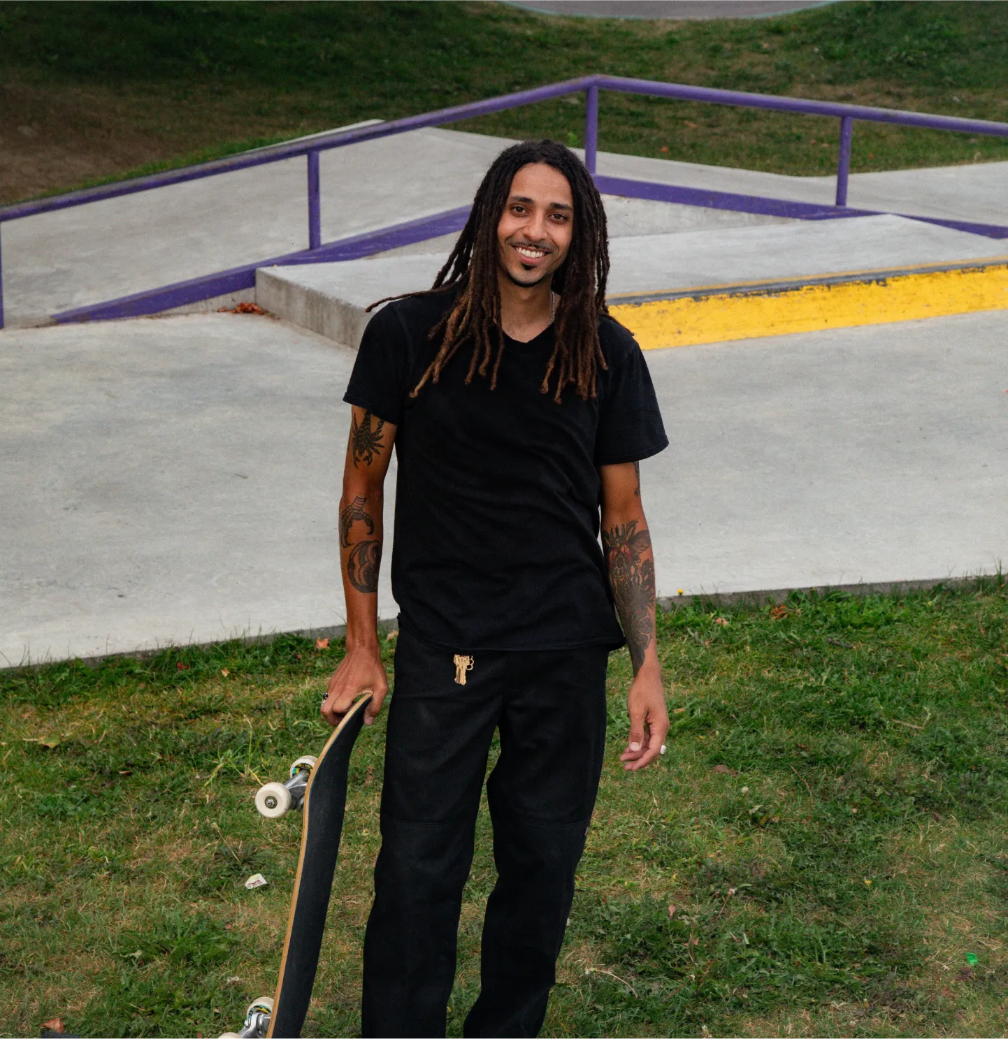 Jessy Jean Bart (leblacksparrow) au skatepark de Tempslibre