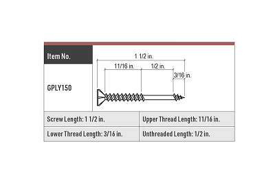 Close-up of three dark metal screws with spiral threads on a white background.