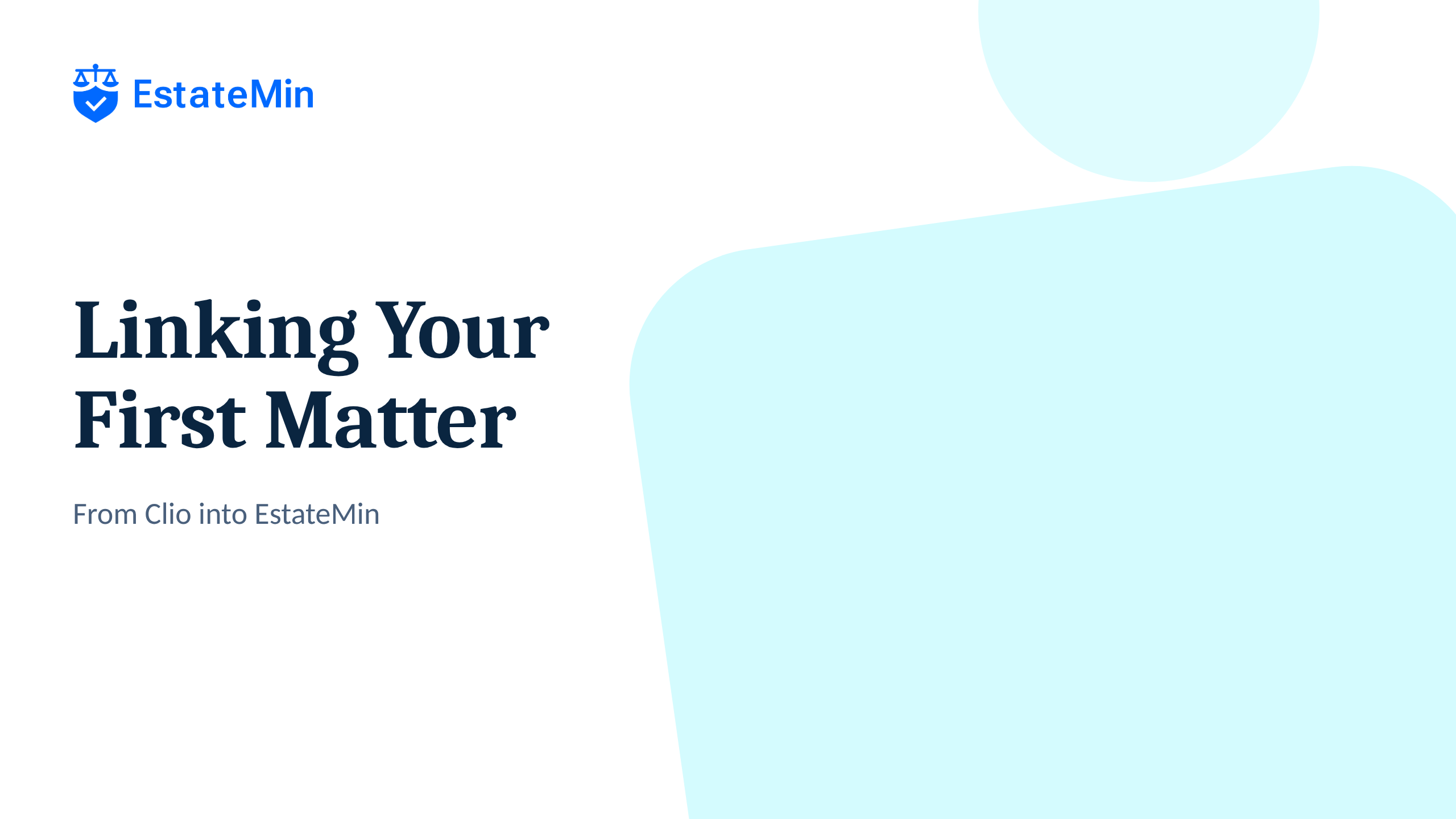 2. Linking Your First Matter
