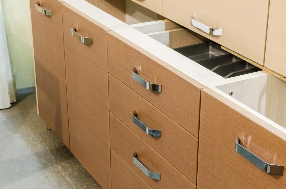 cozinha de madeira comum