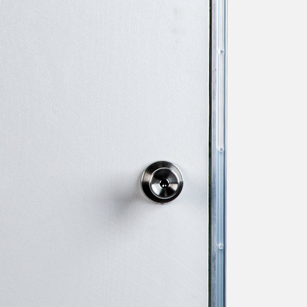 Close-up of 400 Series Door knob