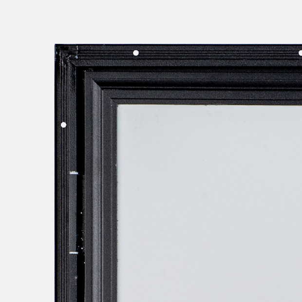 Close-up of Cabinet Door Frame