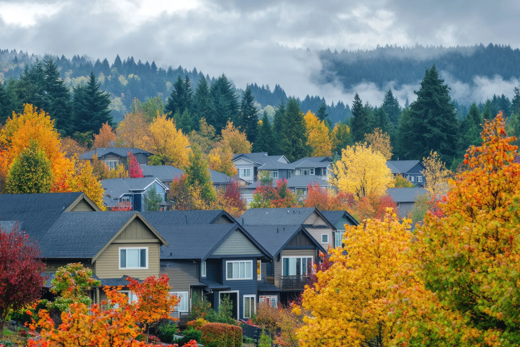 Fall in Camano Island