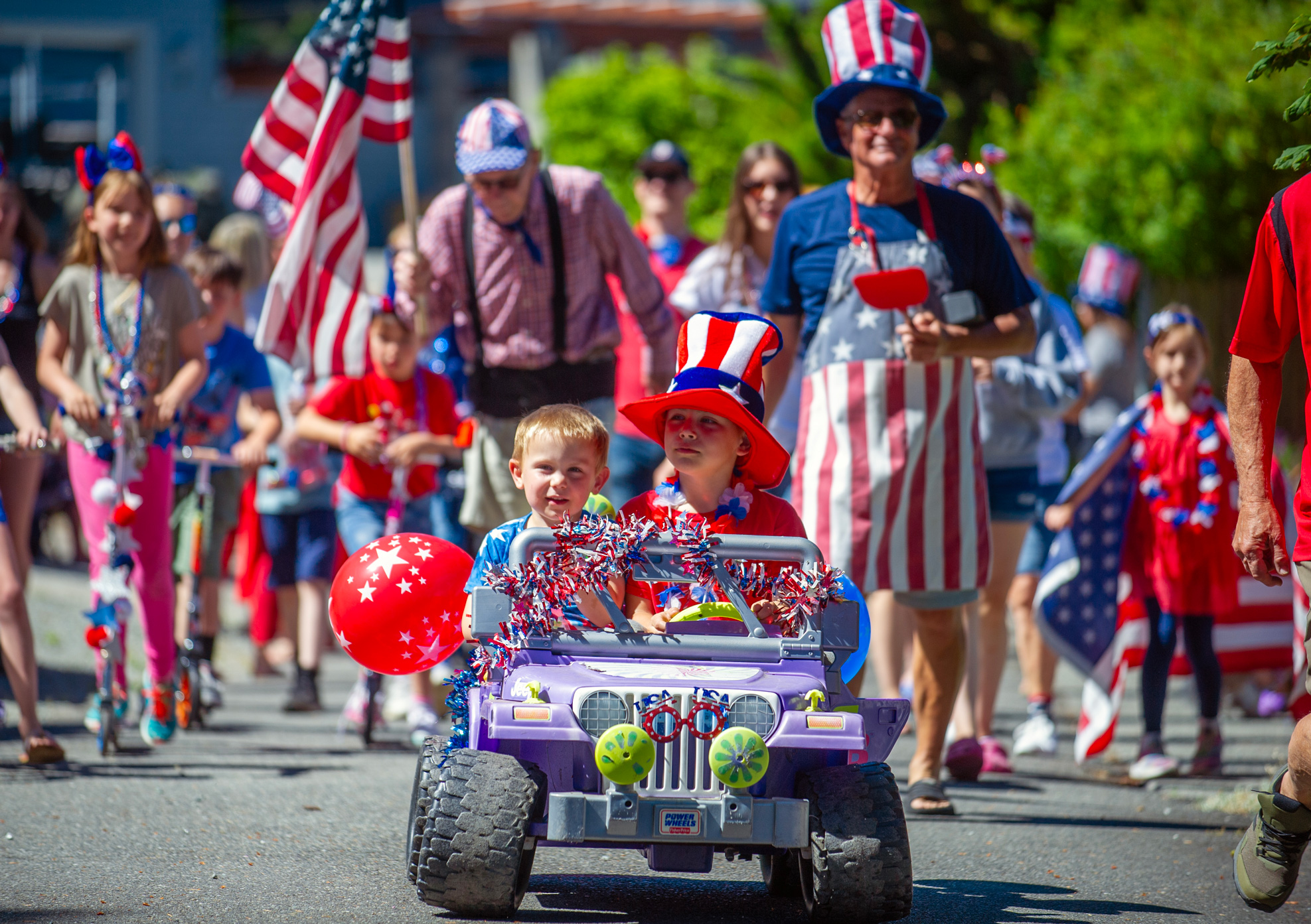 4th of July Parade at Camano Island.