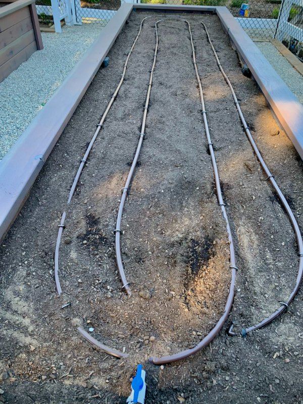 Raised Garden Boxes with Drip Irrigation by Jessie Flores Landscape Co. in Thousand Oaks, CA