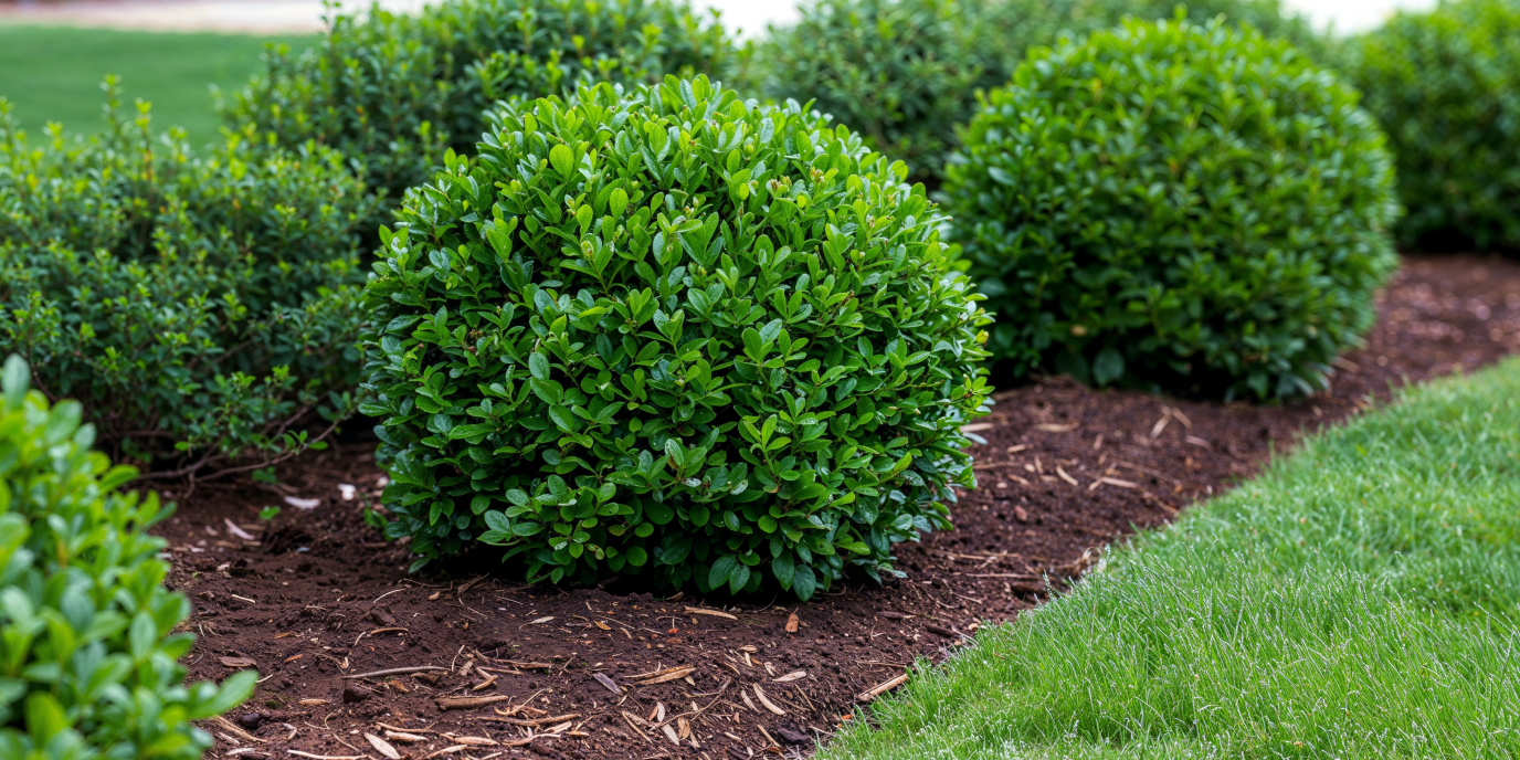 General gardening with neatly trimmed shrubs and healthy green grass in Thousand Oaks by Jessie Flores Landscape Co.