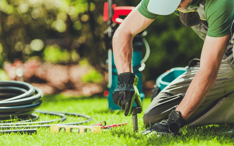 Professional landscape installation in Thousand Oaks by Jessie Flores Landscape Co.